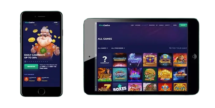 Pino Casino App-Screenshot